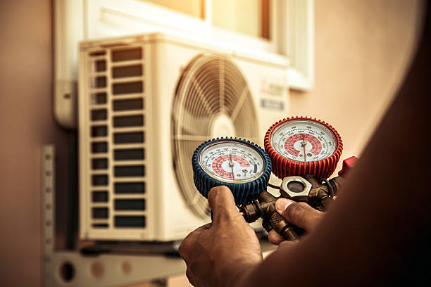 Professional Hvac Maintenance technician working in Haworth, NJ